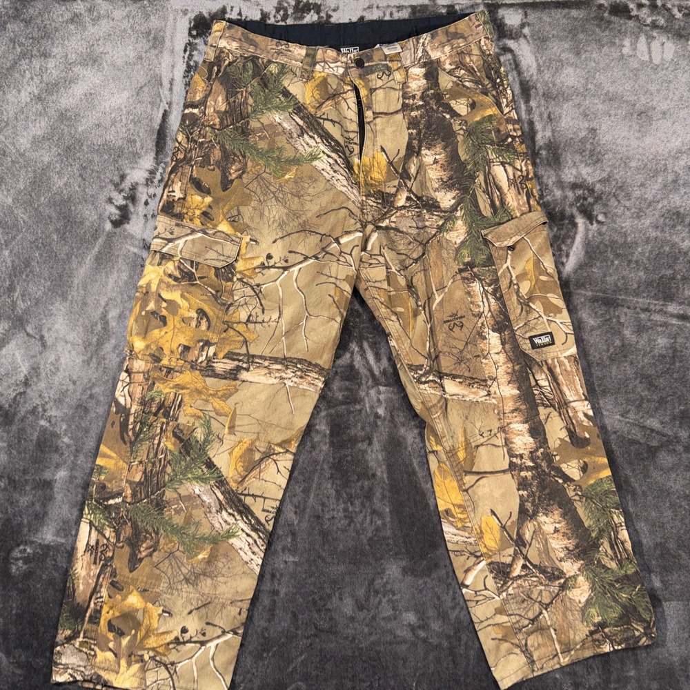 Walls Legend Camo Cargo Pants Mens Large 38/40 Realtree APX Hunting Trousers